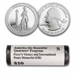 2013-S Quarter ATB Perry's Memorial 40-Coin Proof Roll
