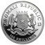 2013 Somalia 1 oz Silver Elephant BU