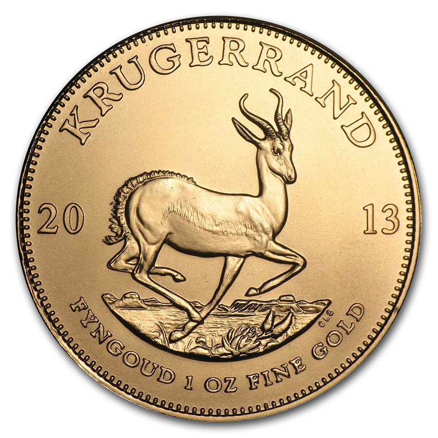 2013 South Africa 1 oz Gold Krugerrand BU