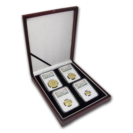 2013 South Africa 4-Coin Gold Natura Zebra Set PF-70 NGC 2013 South Africa 4-Coin Gold Natura Zebra Set PF-70 NGC