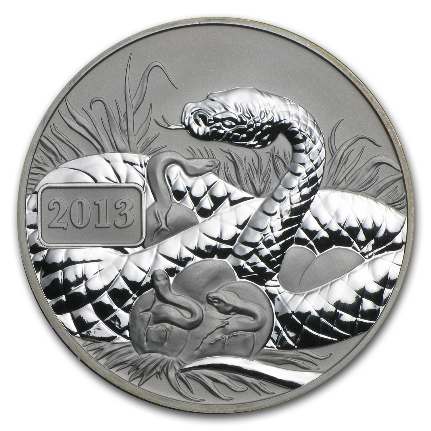 Buy 2013 Tokelau 1 oz Silver Reverse Proof Lunar Year of the Snake