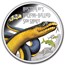 2013 Tuvalu 1 oz Silver Yellow-Bellied Snake Proof