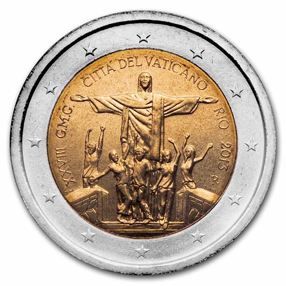 2013 Vatican City 2 Euro World Youth Day BU 2013 Vatican City 2 Euro World Youth Day BU