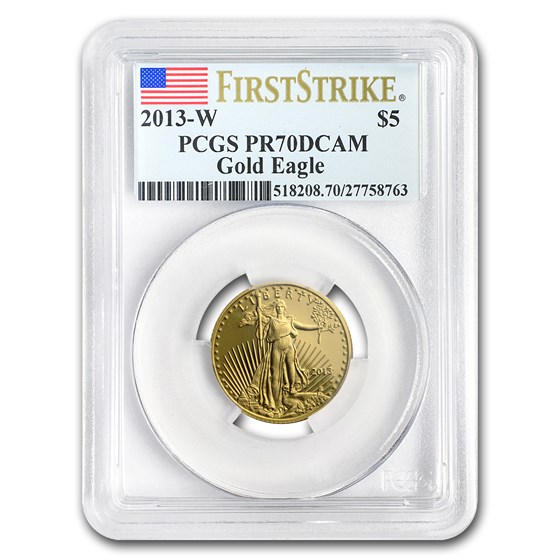 2013-W 1/10 oz Proof American Gold Eagle PR-70 PCGS (FS)