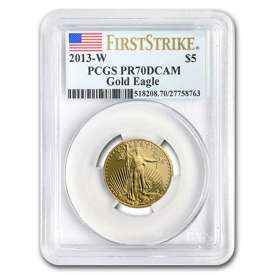 2013-W 1/10 oz Proof American Gold Eagle PR-70 PCGS (FS)