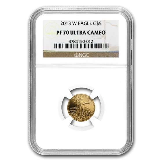 2013-W 1/10 oz Proof Gold American Eagle PF-70 NGC 2013-W 1/10 oz Proof Gold American Eagle PF-70 NGC