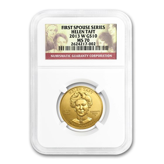 2013-W 1/2 oz Gold Helen Taft MS-70 NGC 2013-W 1/2 oz Gold Helen Taft MS-70 NGC