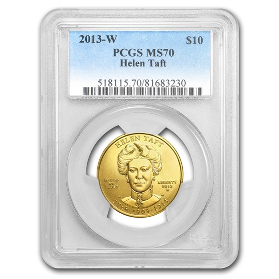 2013-W 1/2 oz Gold Helen Taft MS-70 PCGS 2013-W 1/2 oz Gold Helen Taft MS-70 PCGS