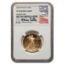 2013-W 1/2 oz Proof American Gold Eagle PF-70 NGC (Castle)