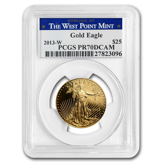 2013-W 1/2 oz Proof American Gold Eagle PR-70 PCGS 2013-W 1/2 oz Proof American Gold Eagle PR-70 PCGS