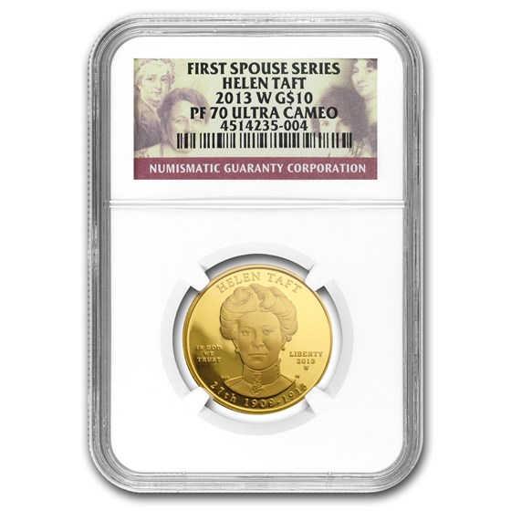 2013-W 1/2 oz Proof Gold Helen Taft PF-70 NGC 2013-W 1/2 oz Proof Gold Helen Taft PF-70 NGC