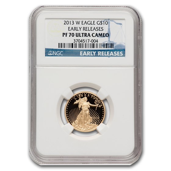 2013-W 1/4 oz Proof American Gold Eagle PF-70 NGC (ER) 2013-W 1/4 oz Proof American Gold Eagle PF-70 NGC (ER)