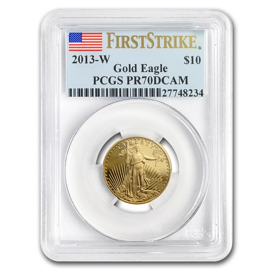 2013-W 1/4 oz Proof American Gold Eagle PR-70 PCGS (FirstStrike®) 2013-W 1/4 oz Proof American Gold Eagle PR-70 PCGS (FirstStrike®)
