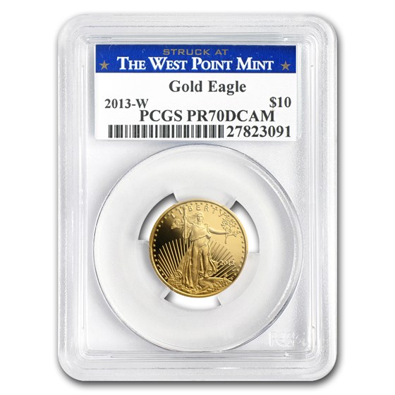 2013-W 1/4 oz Proof American Gold Eagle PR-70 PCGS 2013-W 1/4 oz Proof American Gold Eagle PR-70 PCGS