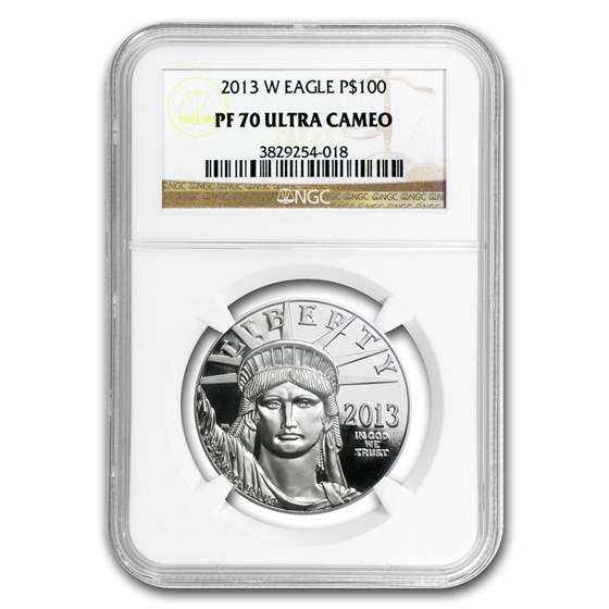 2013-W 1 oz Proof American Platinum Eagle PF-70 UCAM NGC 2013-W 1 oz Proof American Platinum Eagle PF-70 UCAM NGC