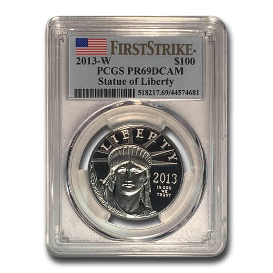 2013-W 1 oz Proof American Platinum Eagle PR-69 DCAM PCGS (FS) 2013-W 1 oz Proof American Platinum Eagle PR-69 DCAM PCGS (FS)