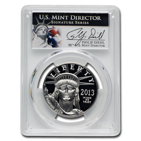 2013-W 1 oz Proof American Platinum Eagle PR-70 DCAM PCGS (Diehl) 2013-W 1 oz Proof American Platinum Eagle PR-70 DCAM PCGS (Diehl)