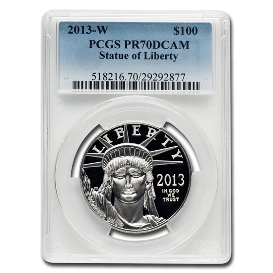 2013-W 1 oz Proof American Platinum Eagle PR-70 PCGS 2013-W 1 oz Proof American Platinum Eagle PR-70 PCGS