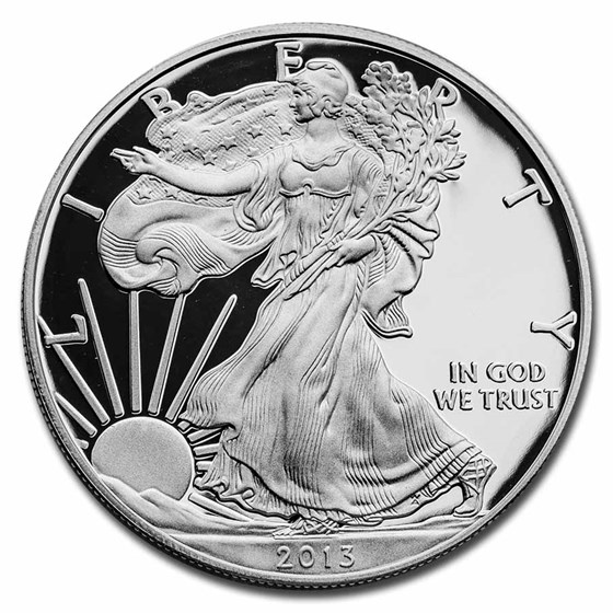 2013-W 1 oz Proof American Silver Eagle (w/Box & COA) 2013-W 1 oz Proof American Silver Eagle (w/Box & COA)