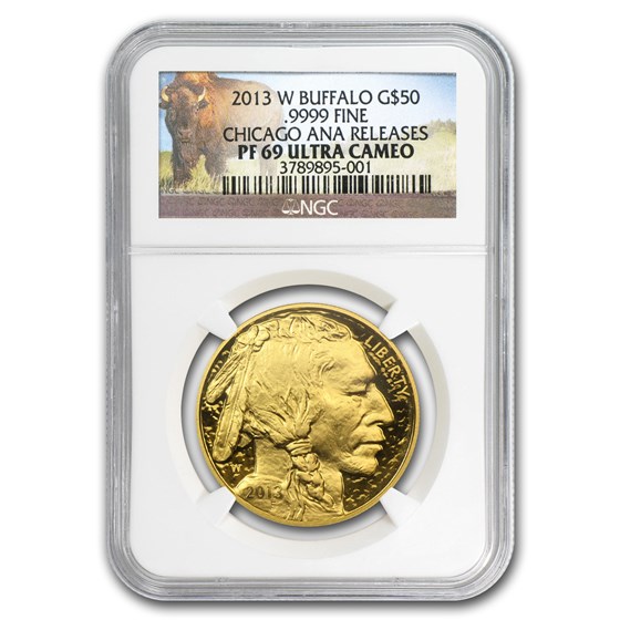 2013-W 1 oz Proof Gold Buffalo PF-69 NGC (ANA Releases) 2013-W 1 oz Proof Gold Buffalo PF-69 NGC (ANA Releases)