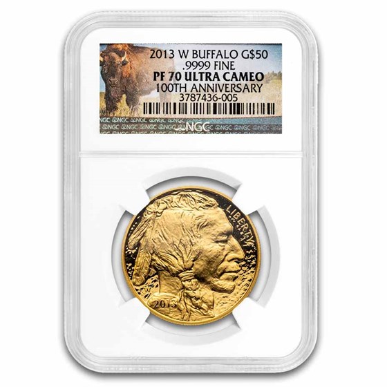 2013-W 1 oz Proof Gold Buffalo PF-70 NGC 2013-W 1 oz Proof Gold Buffalo PF-70 NGC