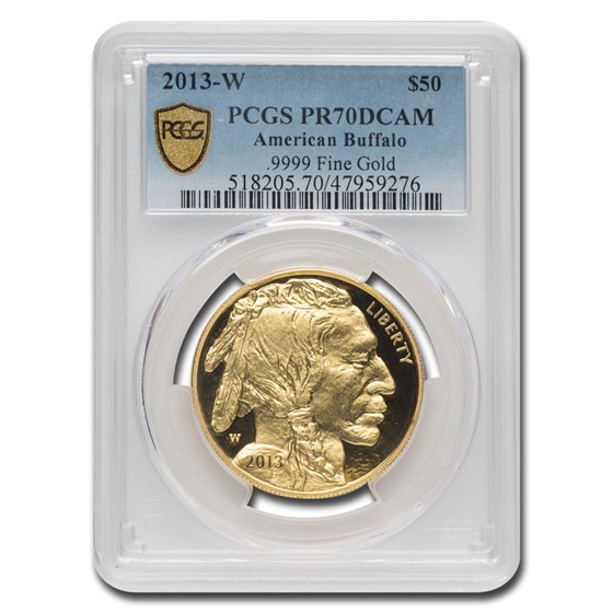 2013-W 1 oz Proof Gold Buffalo PR-70 PCGS 2013-W 1 oz Proof Gold Buffalo PR-70 PCGS
