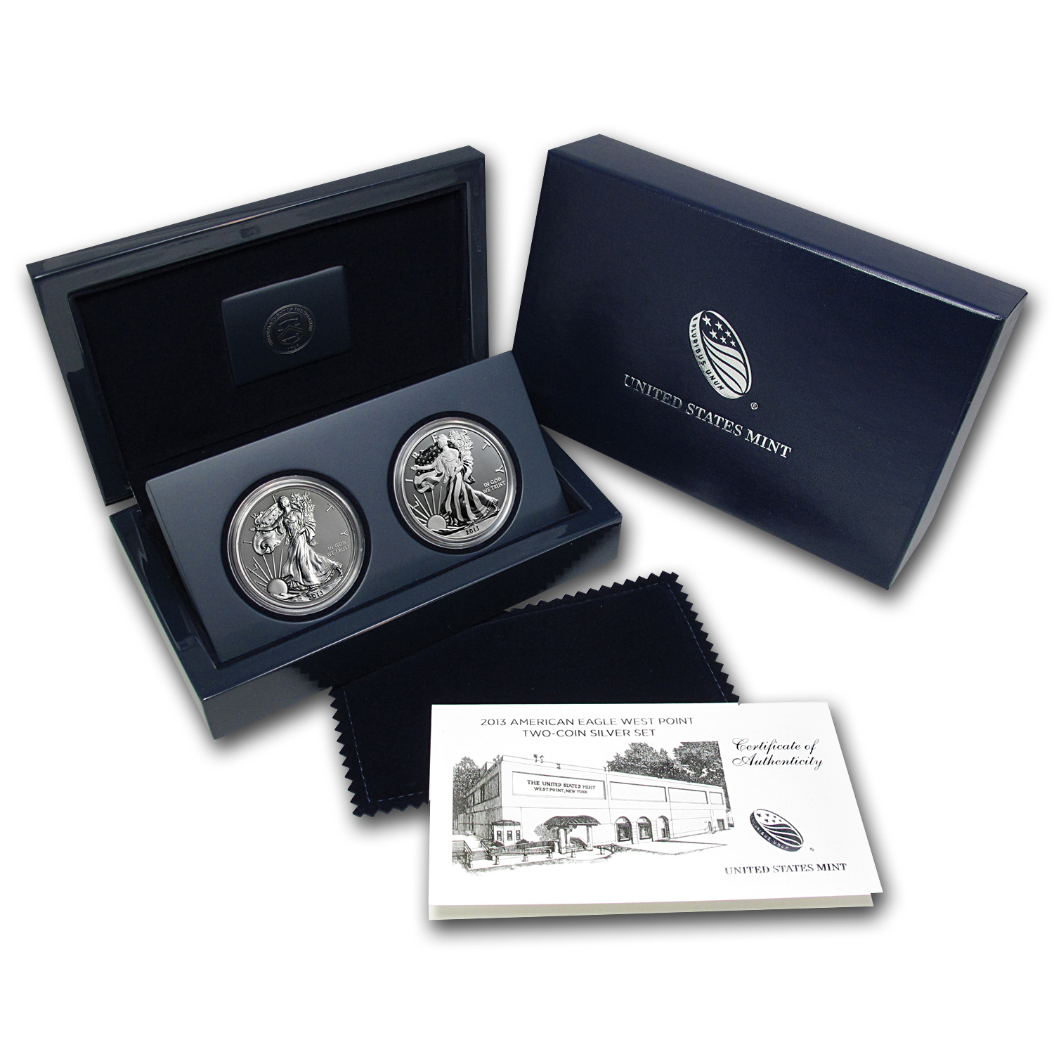 W Proof Silver Eagle With COA And Box EACH 2013 
