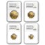 2013-W 4-Coin Proof American Gold Eagle Set PF-70 NGC
