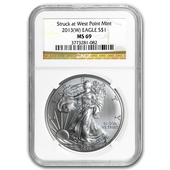 2013 (W) American Silver Eagle MS-69 NGC