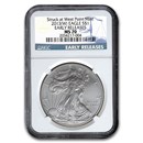 2013 (W) American Silver Eagle MS-70 NGC (Early Releases)