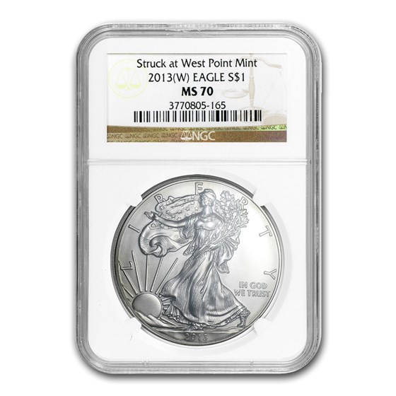 2013 (W) American Silver Eagle MS-70 NGC