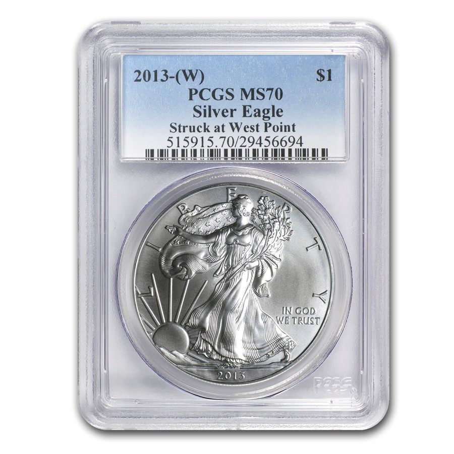 2013 (W) American Silver Eagle MS-70 PCGS