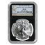 2013-W Burnished American Silver Eagle MS-69 NGC (Black Holder)