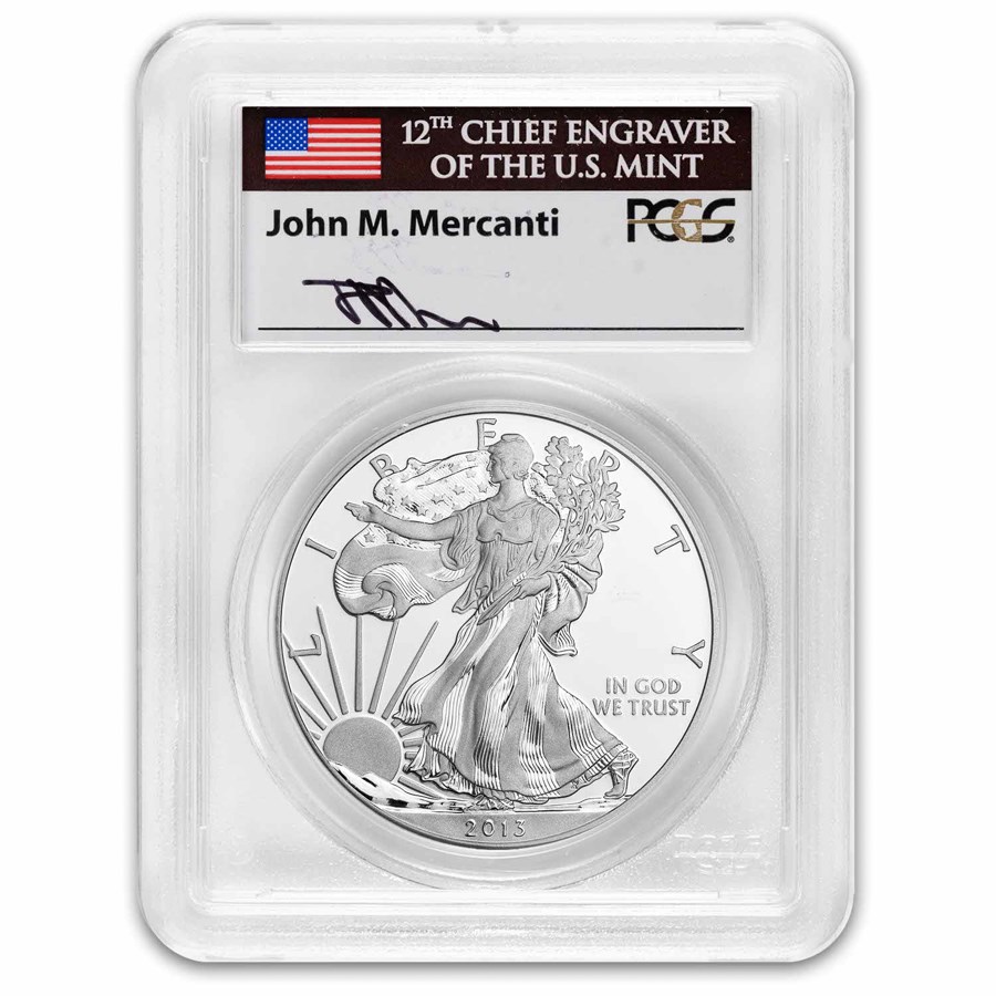 2013-W Burnished American Silver Eagle SP-69 PCGS