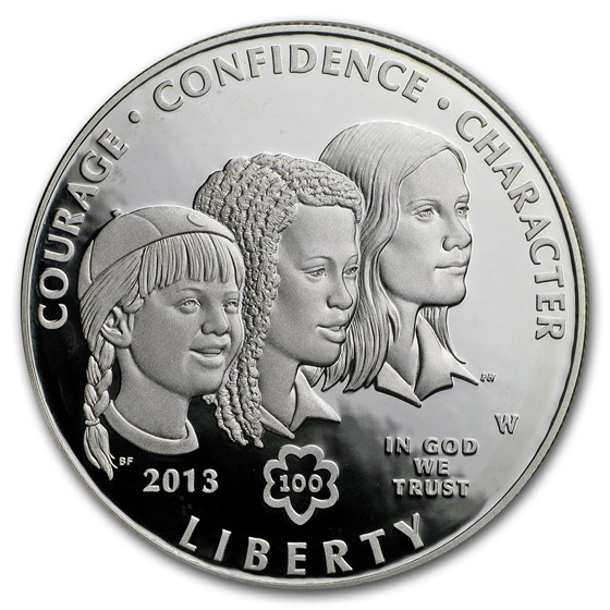2013-W Girl Scouts $1 Silver Commem Proof (Capsule Only) 2013-W Girl Scouts $1 Silver Commem Proof (Capsule Only)