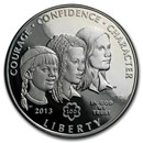 2013-W Girl Scouts $1 Silver Commem Proof (w/Box & COA)