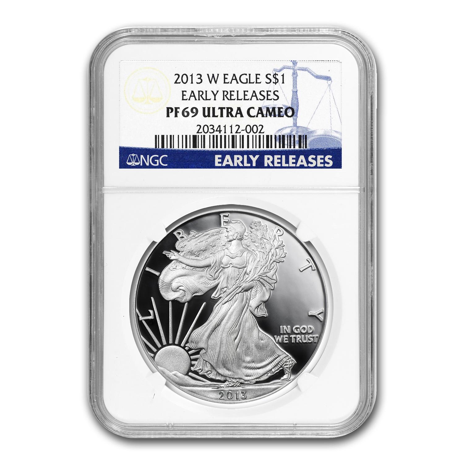 Buy 2013-W Proof American Silver Eagle PF-69 NGC (ER/FR) | APMEX