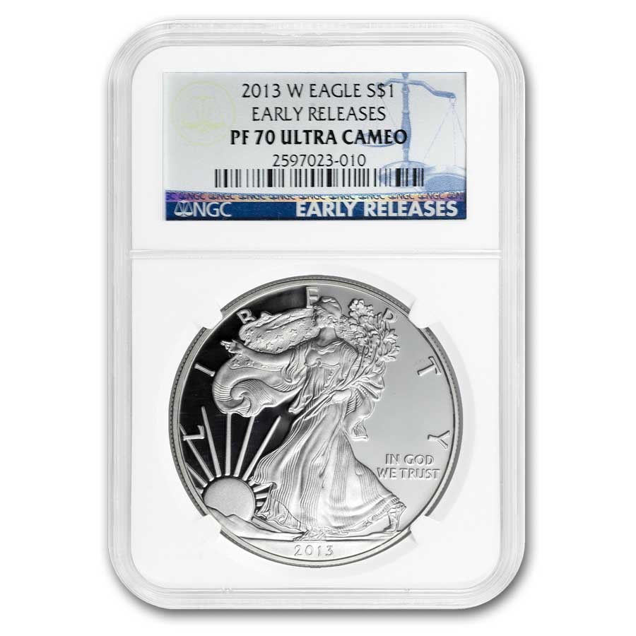 2013-W Proof American Silver Eagle PF-70 NGC (ER/FR)