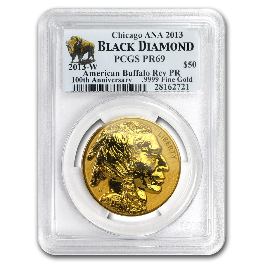 2013-W Rev Proof Gold Buffalo PR-69 PCGS (Black Diamond, ANA)