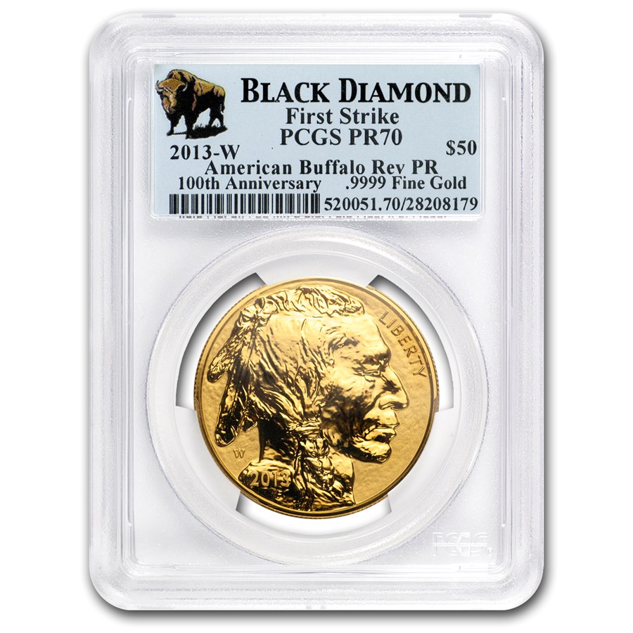 2013-W Reverse Proof Gold Buffalo PR-70 PCGS (FS, Black Diamond)