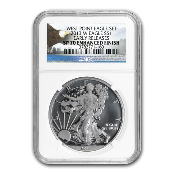 2013-W Silver American Eagle SP-70 NGC (ER, Enhanced Finish) 2013-W Silver American Eagle SP-70 NGC (ER, Enhanced Finish)