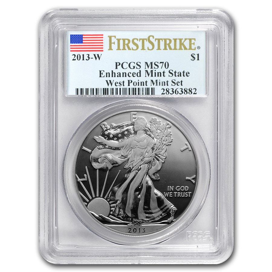 2013-W Silver Eagle MS-70 PCGS (FS, Enhanced Finish)