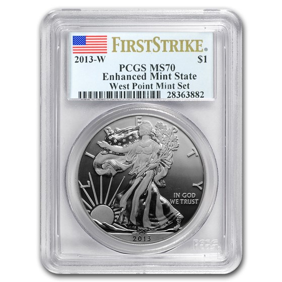 2013-W Silver Eagle MS-70 PCGS (FS, Enhanced Finish) 2013-W Silver Eagle MS-70 PCGS (FS, Enhanced Finish)