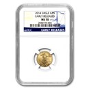 2014 1/10 oz American Gold Eagle MS-70 NGC (Early Releases)