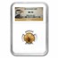 2014 1/10 oz American Gold Eagle MS-70 NGC