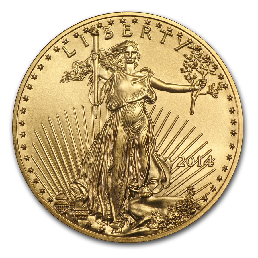 2014 1/2 oz American Gold Eagle BU