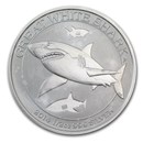 2014 1/2 oz Silver Australian Great White Shark (Abrasions)