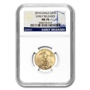 2014 1/4 oz American Gold Eagle MS-70 NGC (Early Releases)