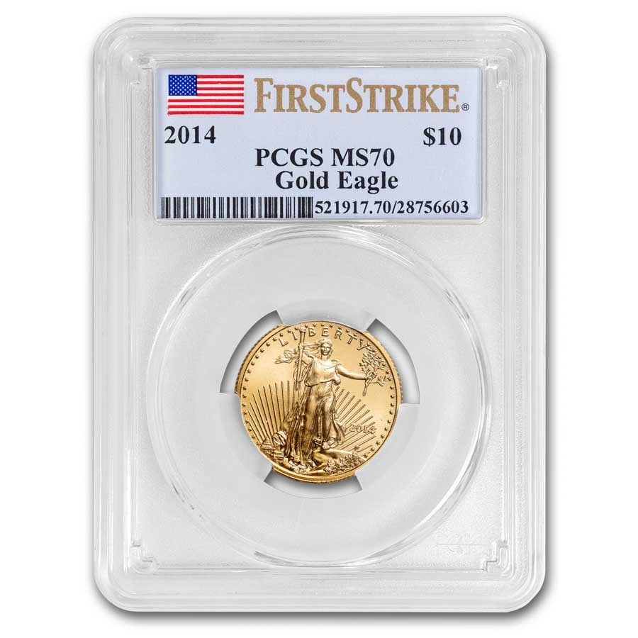 2014 1/4 oz American Gold Eagle MS-70 PCGS (FS®)