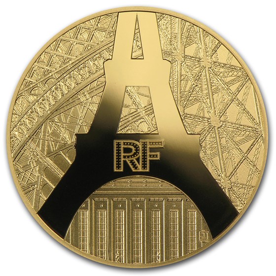 2014 1/4 oz Gold €50 The Eiffel Tower & The Palais de Chaillot 2014 1/4 oz Gold €50 The Eiffel Tower & The Palais de Chaillot